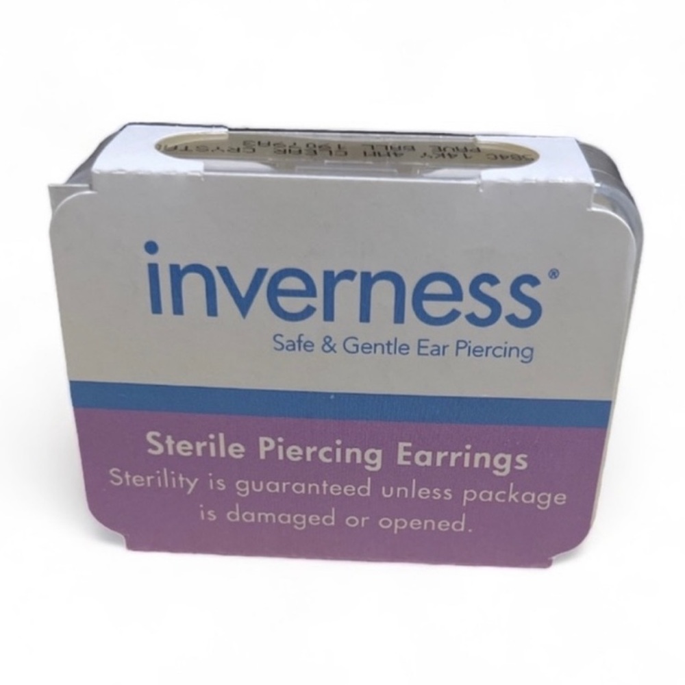 Inverness Home Ear Piercing Kit STS, 14k w gold, 14k y gold ,some with crystals